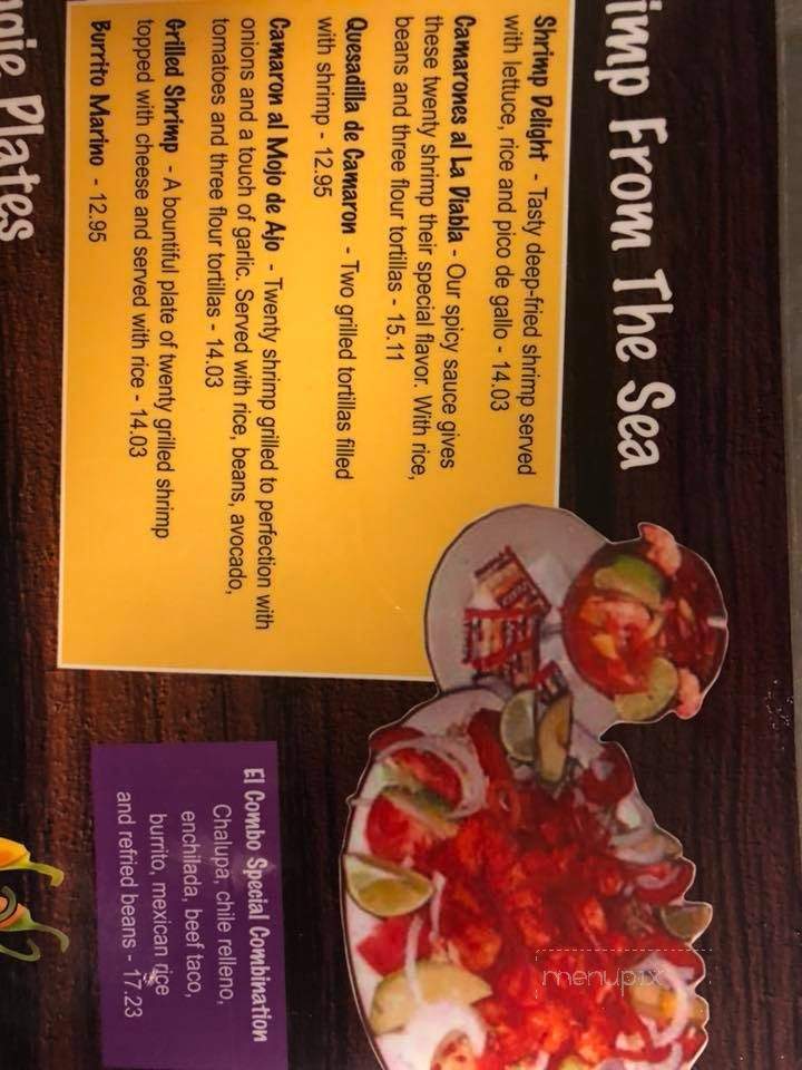 El Ranchero - Petoskey, MI menu_pic