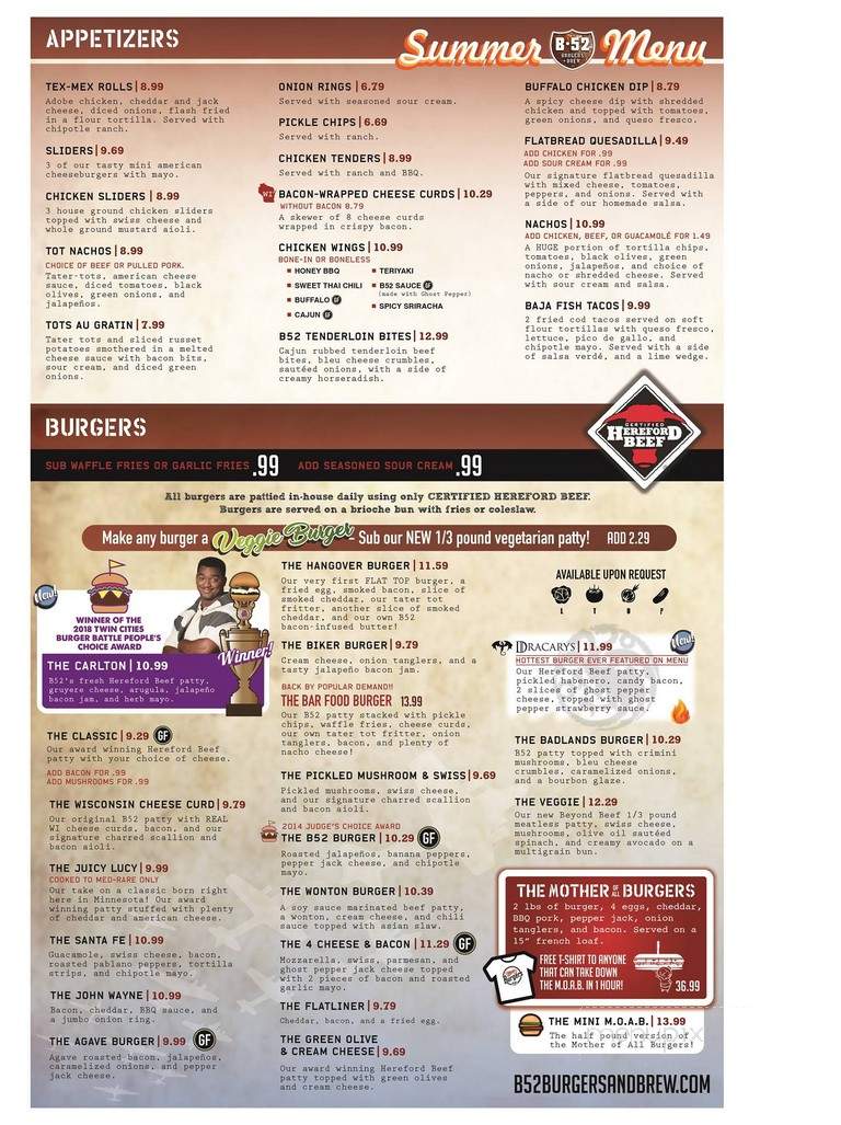 B-52 Burgers Brew - Inver Grove Heights, MN