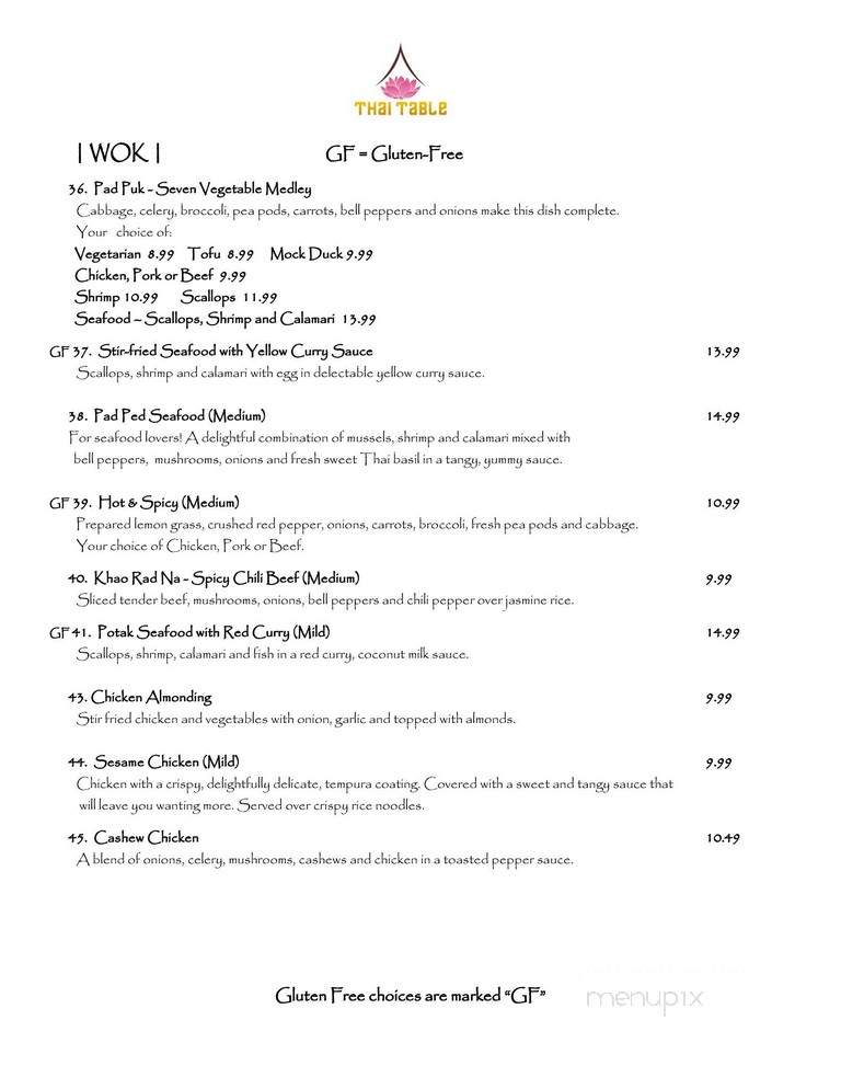 Thai Table - Plymouth, MN menu_pic
