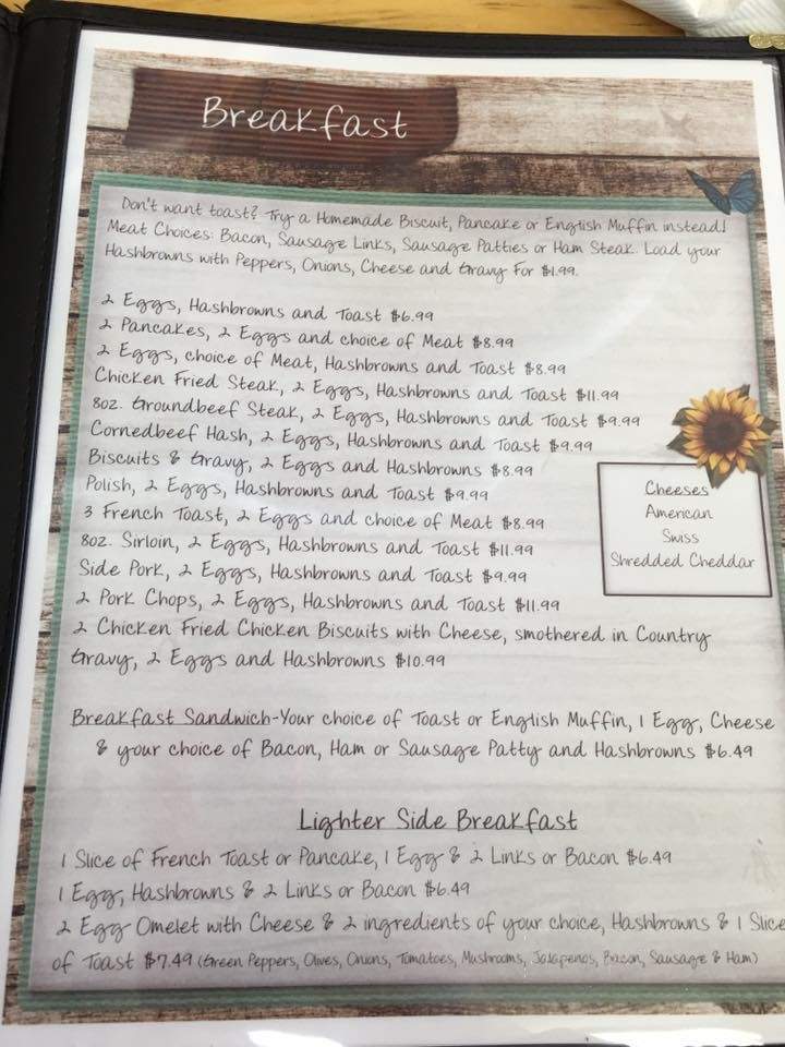 Pelican Cafe - Laurel, MT menu_pic