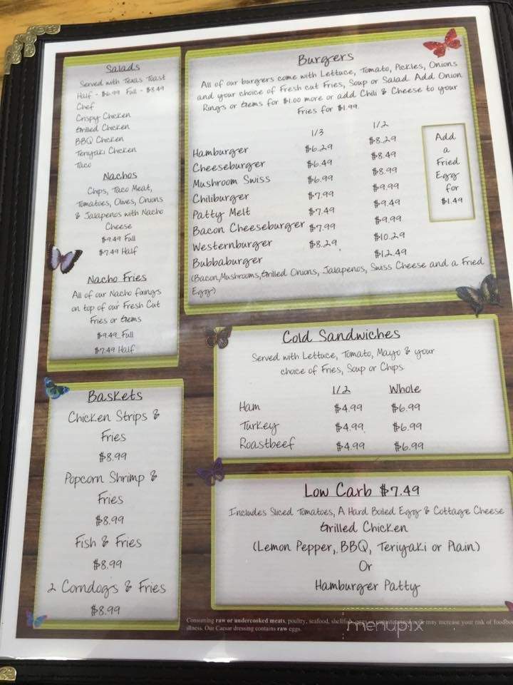 Pelican Cafe - Laurel, MT menu_pic
