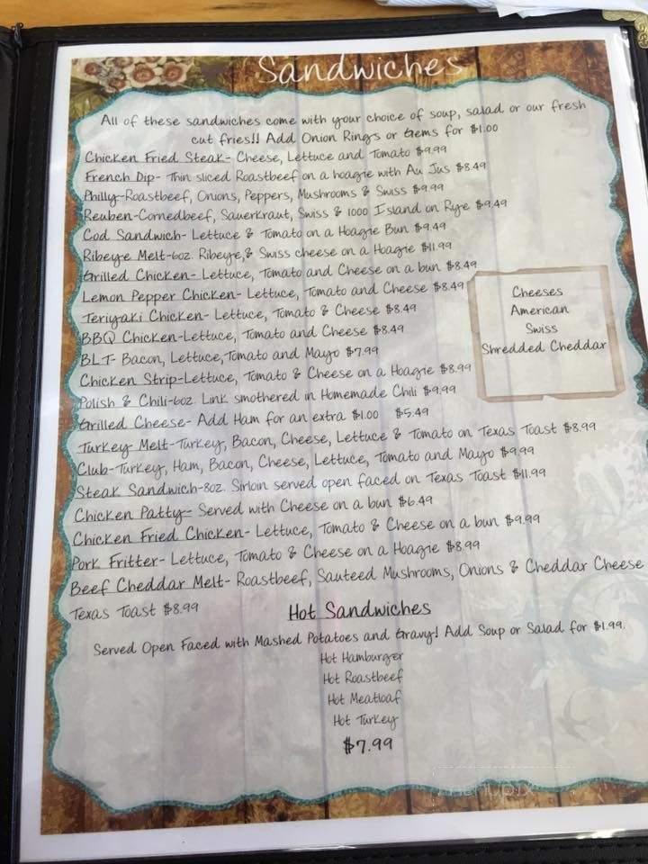 Pelican Cafe - Laurel, MT menu_pic