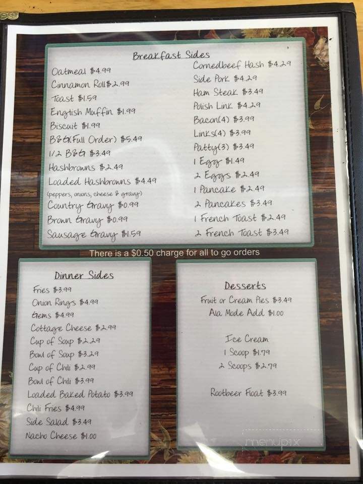 Pelican Cafe - Laurel, MT menu_pic