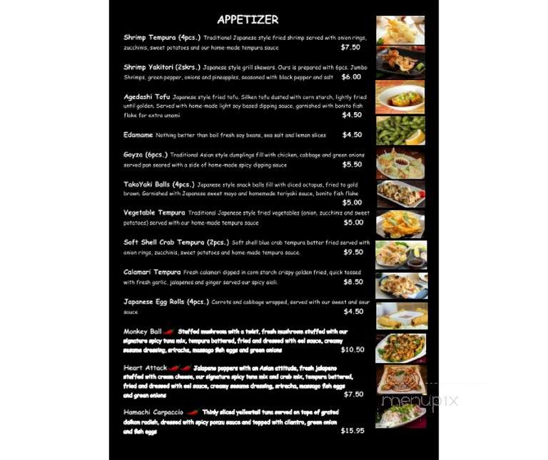 Sushi Xuan - Albuquerque, NM menu_pic