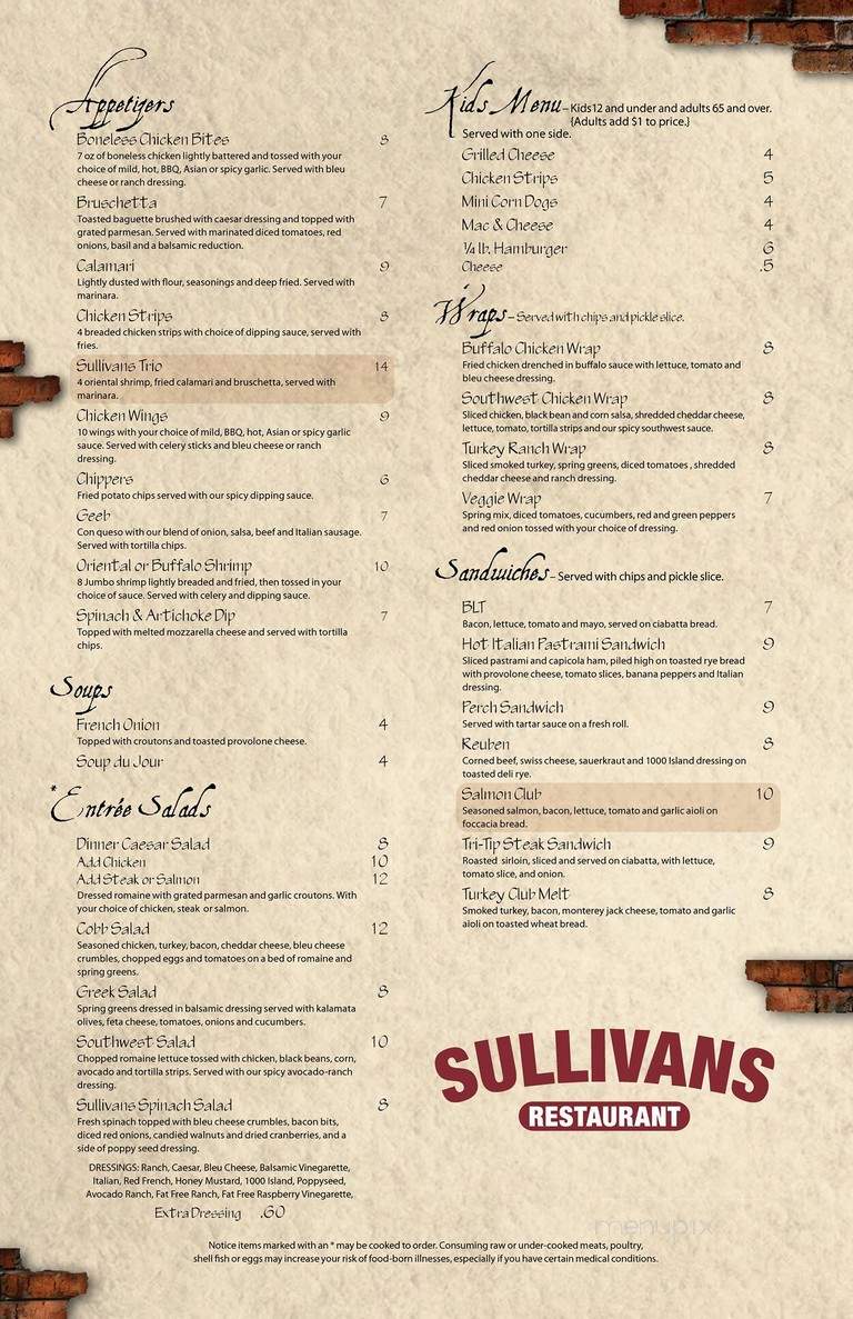 Sullivan's Restaurant - Wauseon, OH