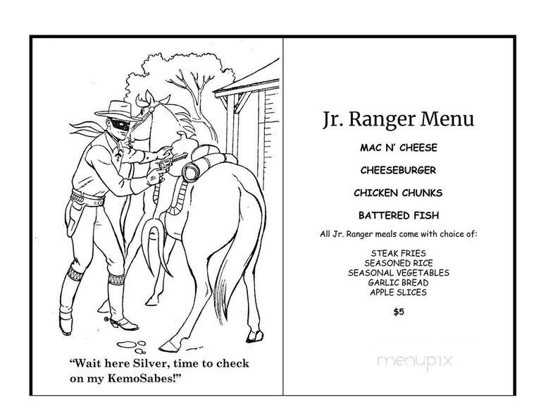 KemoSabes Roadhouse Grill - Fostoria, OH menu_pic