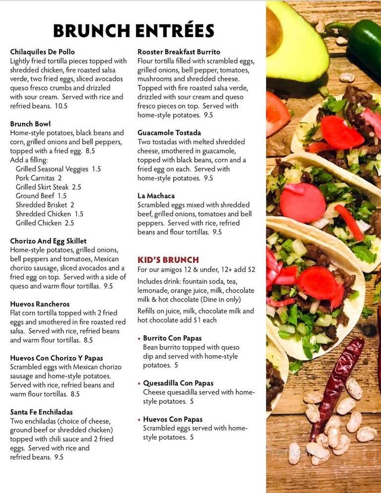 Fiesta Mambo! Mexican Restaurant Cantina - Broken Arrow, OK menu_pic