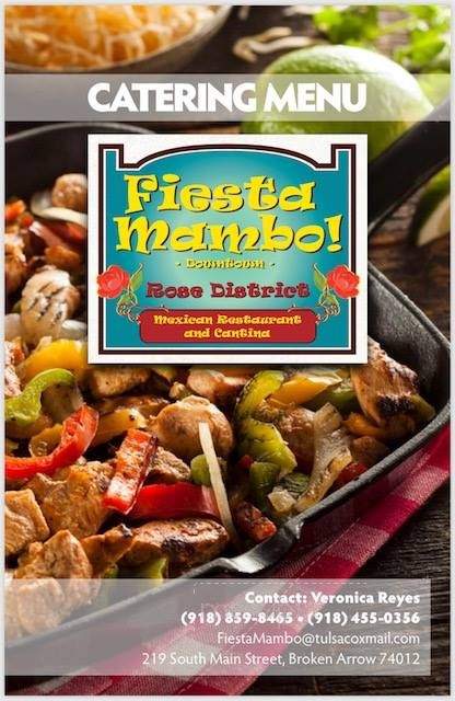 Fiesta Mambo! Mexican Restaurant Cantina - Broken Arrow, OK menu_pic