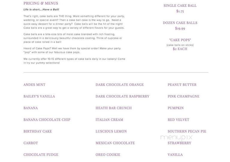 Sweet Treets Bakery Cafe - Austin, TX menu_pic