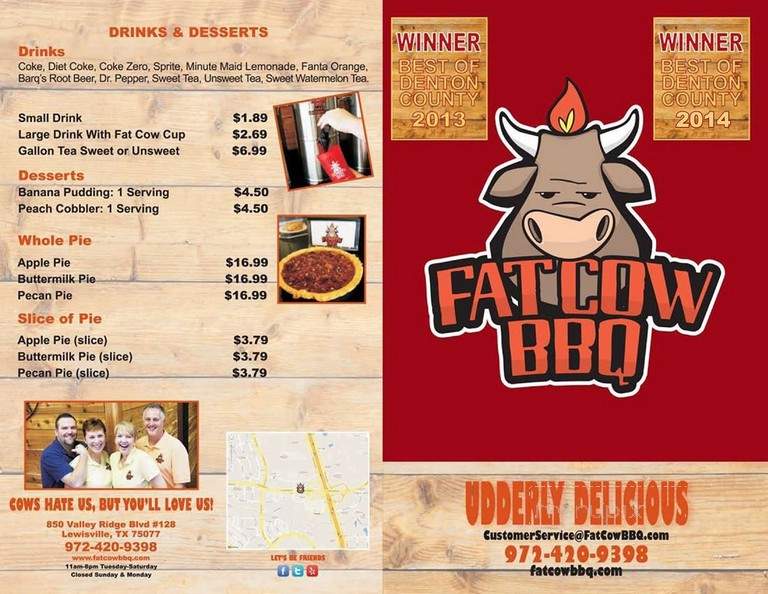 Fat Cow BBQ - Lewisville, TX