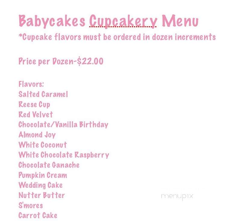 Babycakes Cupcakery - Abingdon, VA