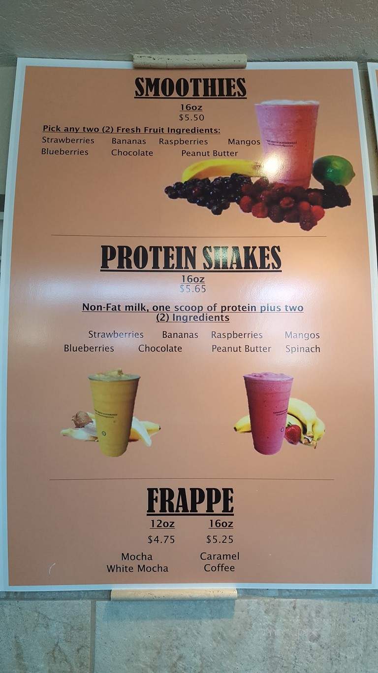 Coffee Villa - Vancouver, WA menu_pic