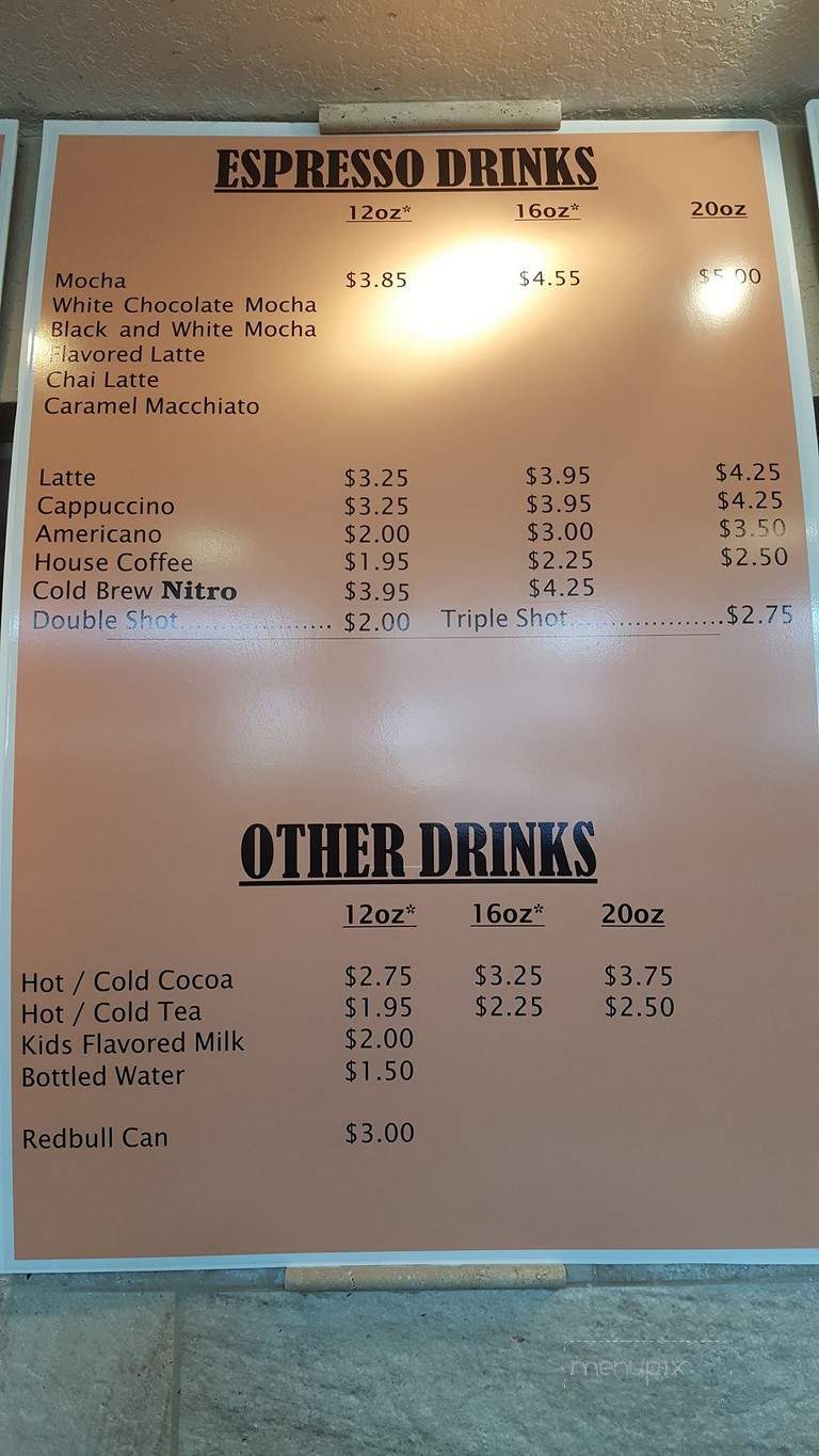 Coffee Villa - Vancouver, WA menu_pic