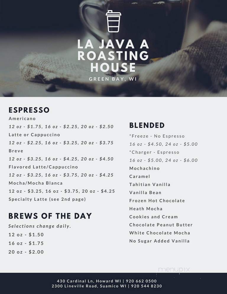 La Java Roasting House - Green Bay, WI