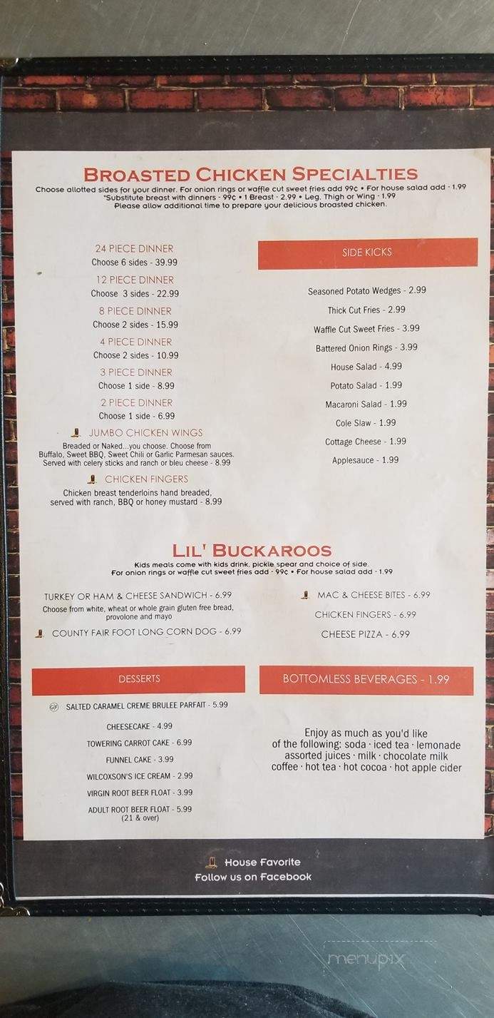 Powder River Pizza and Pub - Sheridan, WY menu_pic
