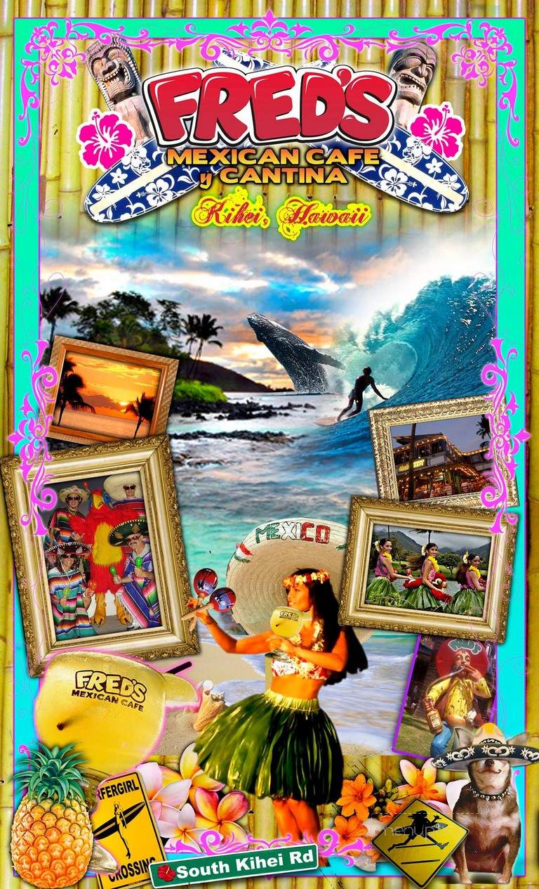 Fred's - Kihei, HI menu_pic