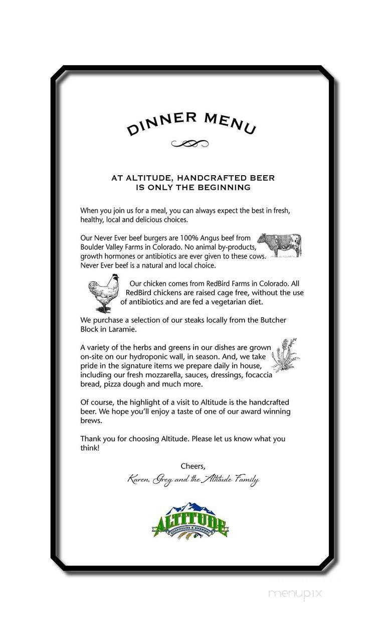 Altitude Chophouse & Brewery - Laramie, WY menu_pic