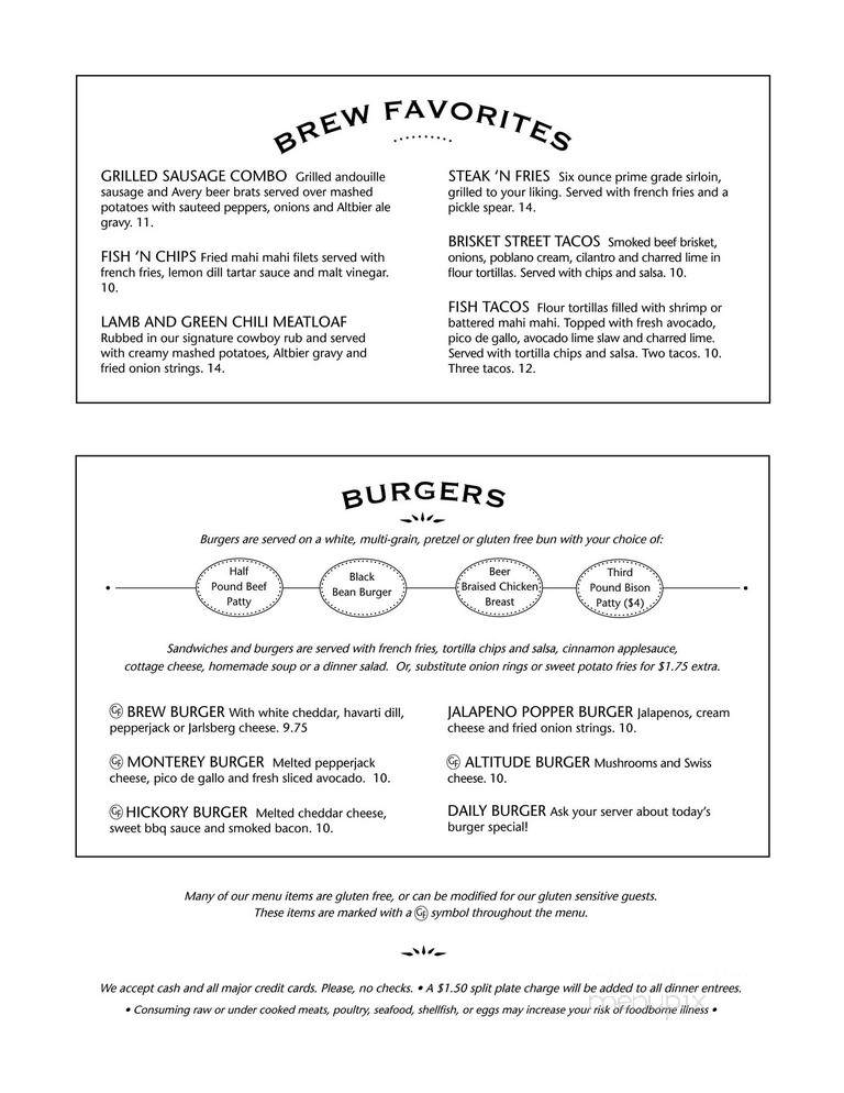 Altitude Chophouse & Brewery - Laramie, WY menu_pic