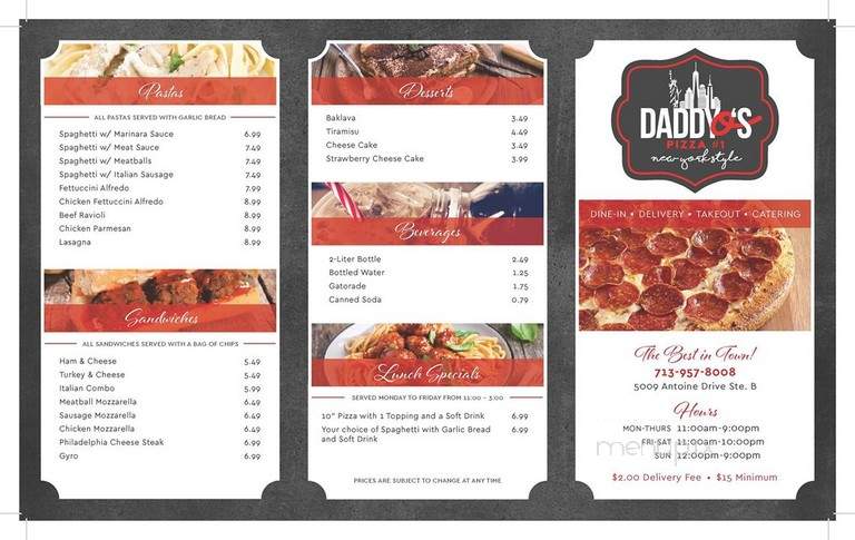 Daddyo's Pizza - Houston, TX