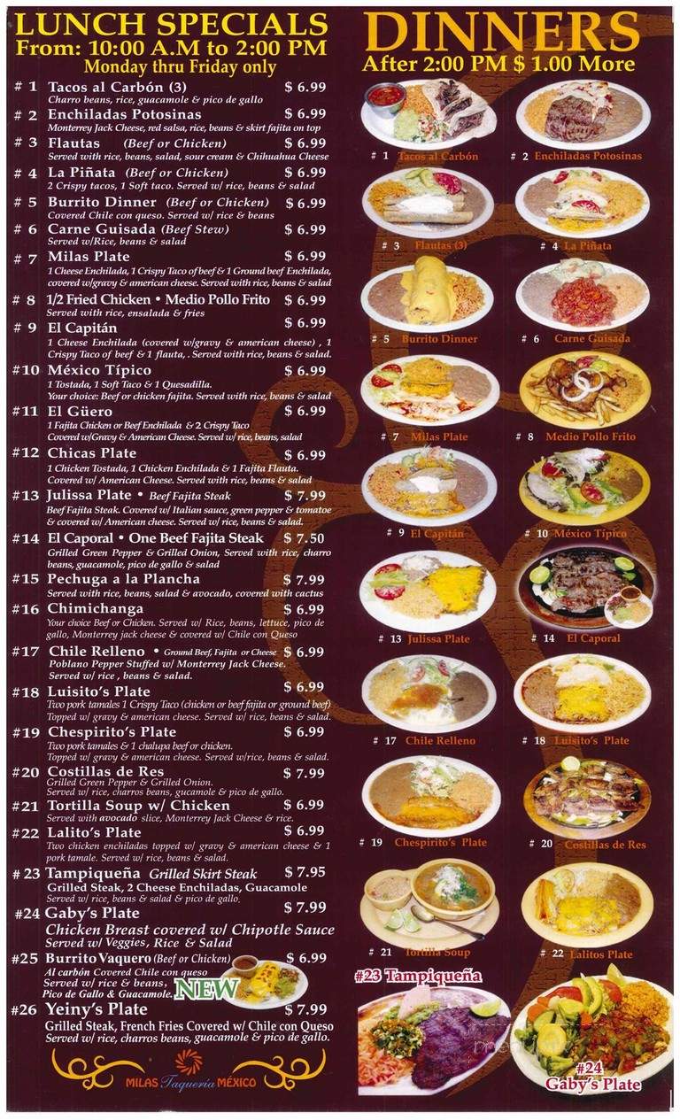 La Congita Taqueria - Houston, TX menu_pic