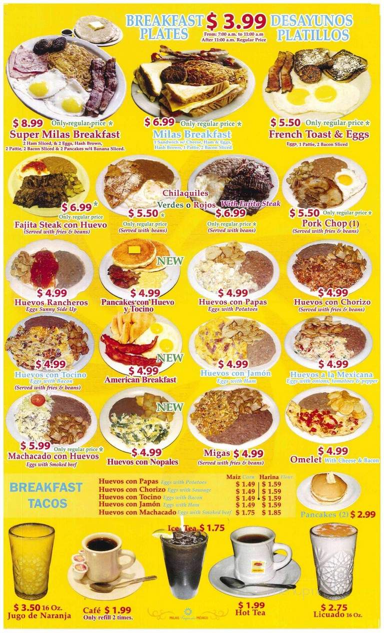 La Congita Taqueria - Houston, TX menu_pic