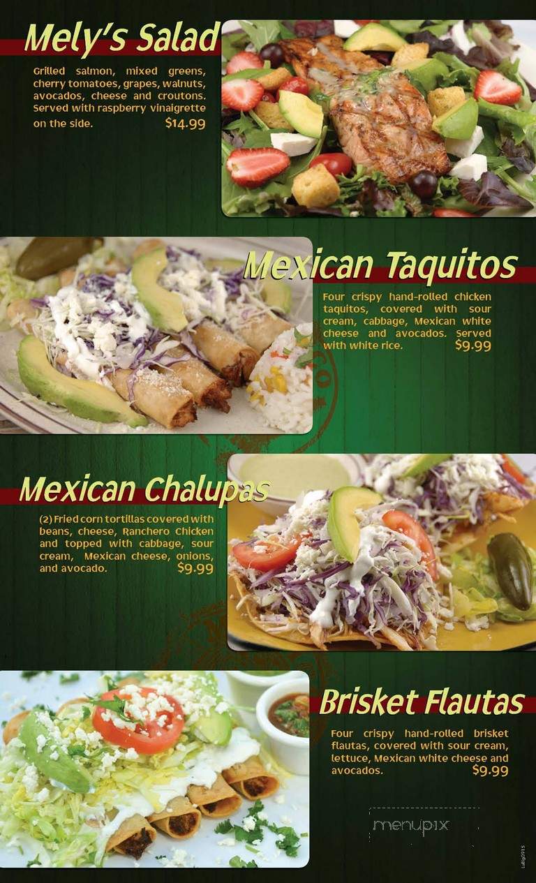 Los Cucos Mexican Cafe Xvii - Houston, TX menu_pic