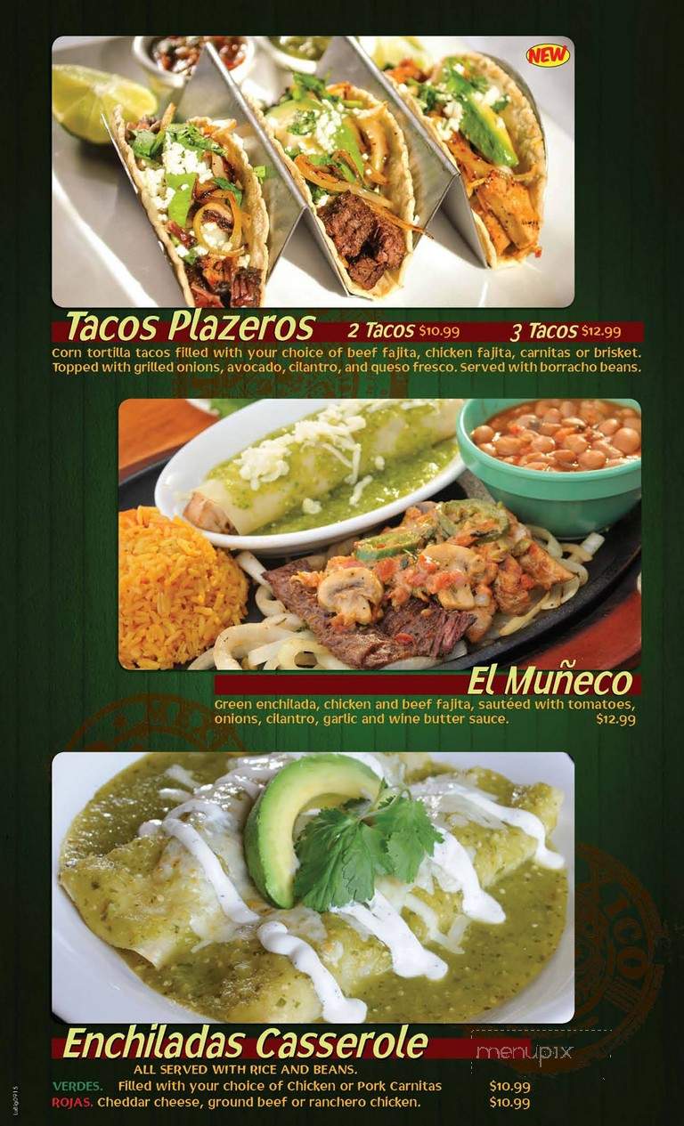 Los Cucos Mexican Cafe Xvii - Houston, TX menu_pic
