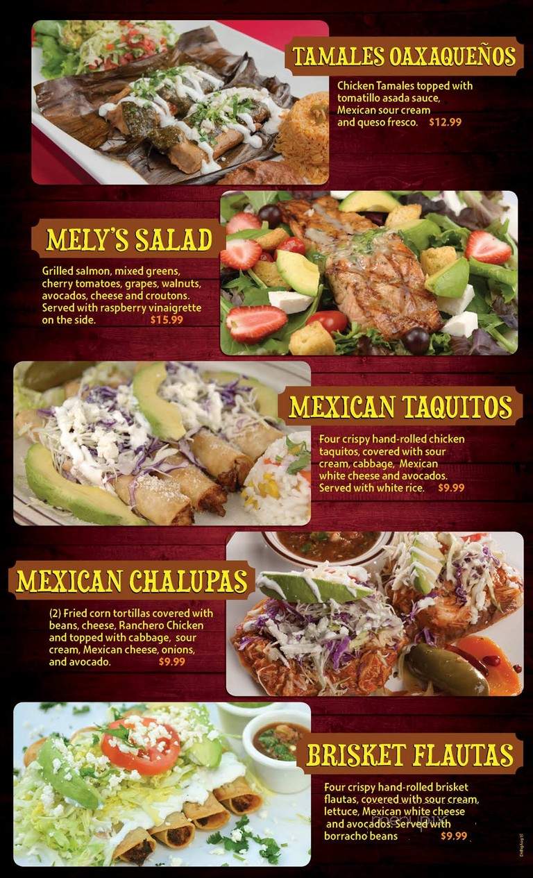 Los Cucos Mexican Cafe Xvii - Houston, TX menu_pic