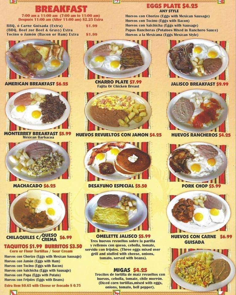 Taqueria El Charro - Houston, TX menu_pic