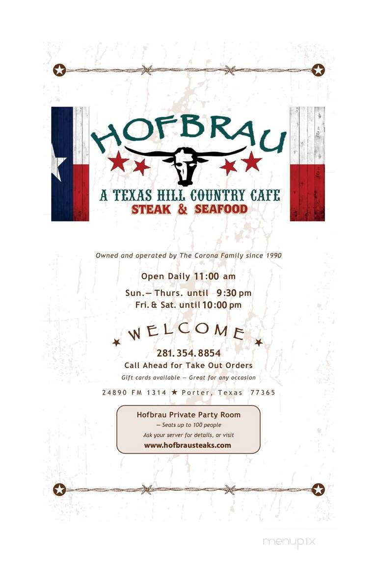 Hofbrau Steaks - Houston, TX