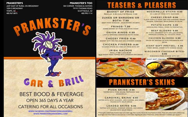 Prankster's Bar & Grill - Tempe, AZ