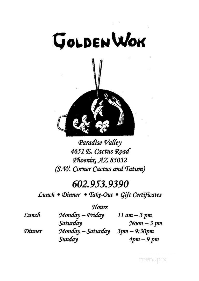 Golden Wok Chinese Restaurant - Phoenix, AZ