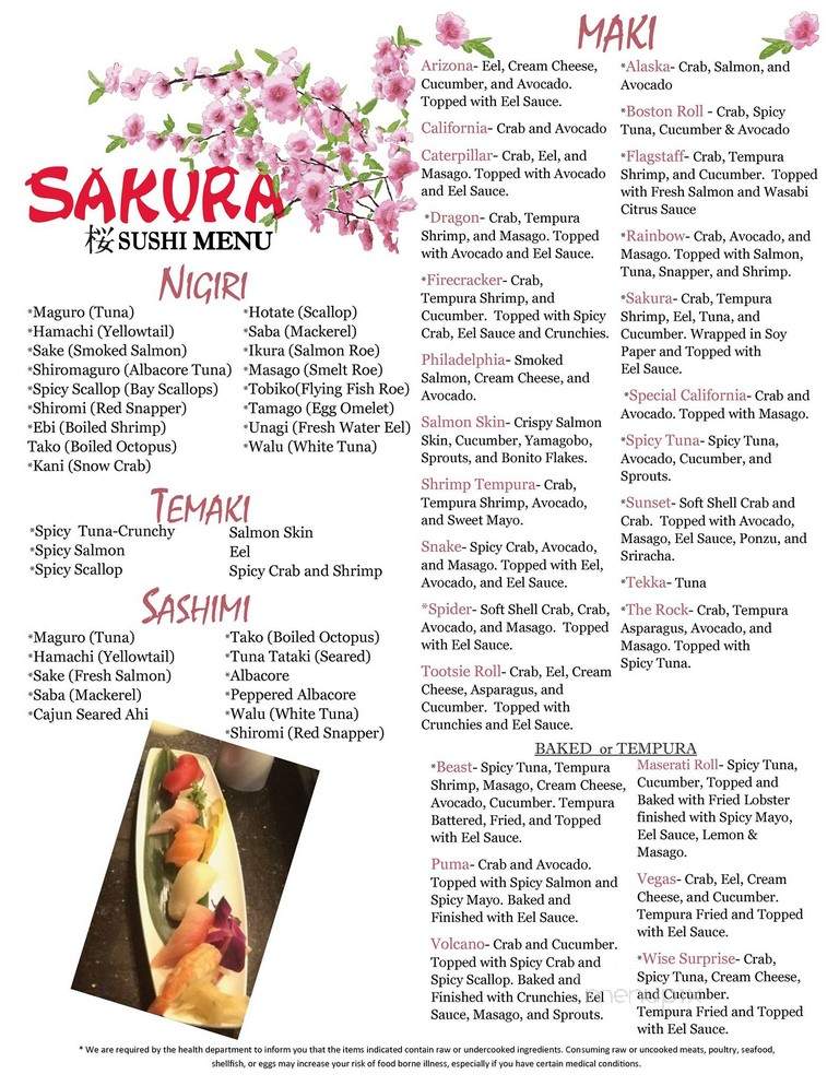 Sakura Restaurant at Radisson Woodlands Hotel - Flagstaff, AZ