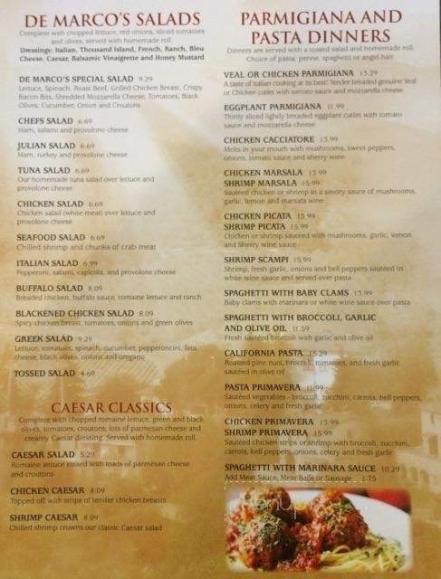 De Marcos Restaurant - Globe, AZ menu_pic