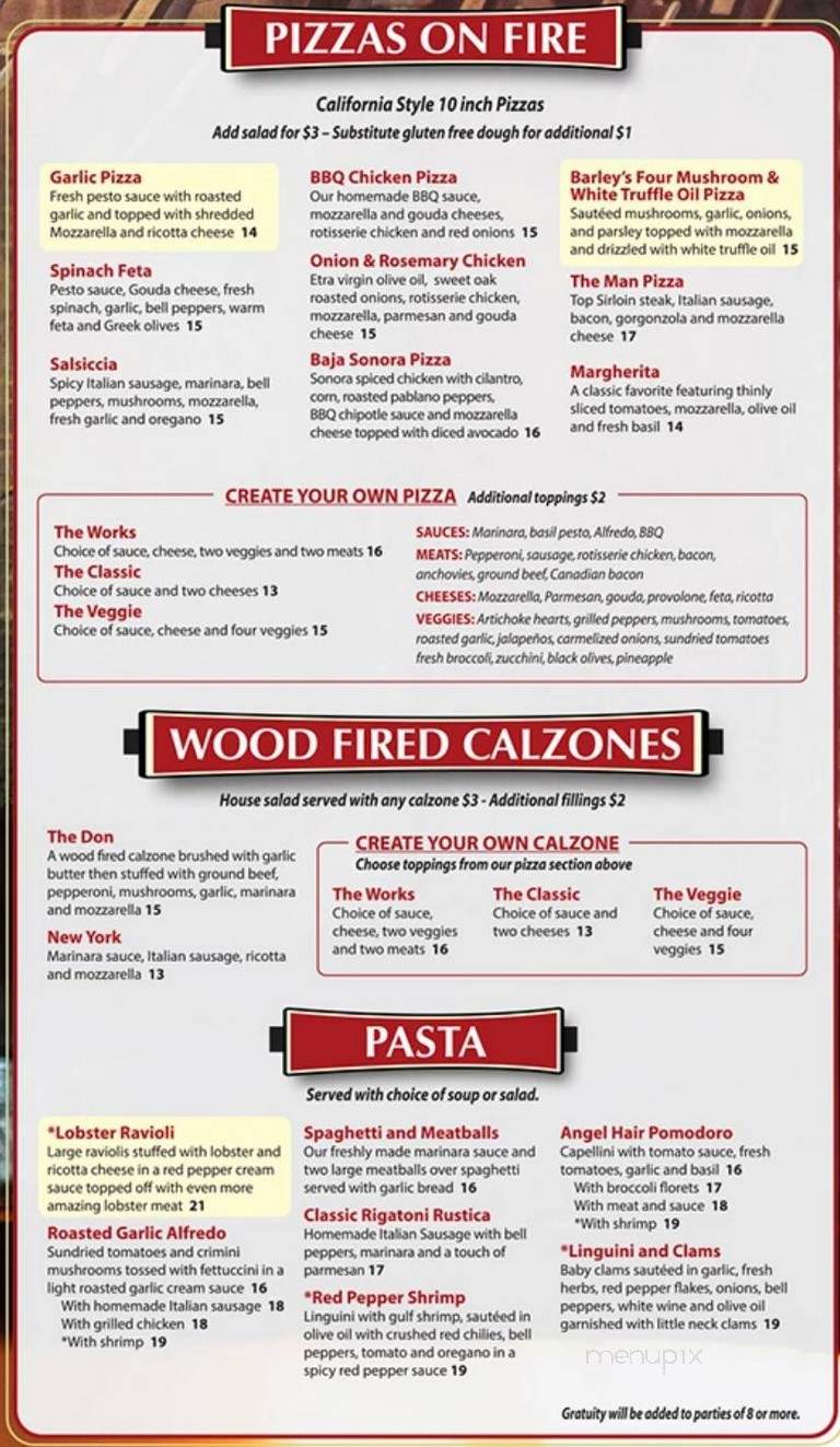 Barley Brothers Brewery - Lake Havasu City, AZ menu_pic