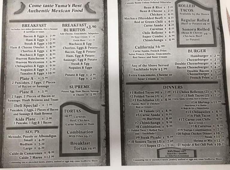 La Casa Deli - Yuma, AZ menu_pic
