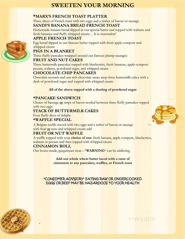 Egg Connection - Tucson, AZ menu_pic