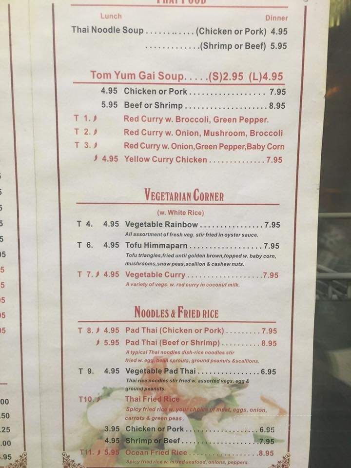 China & Thai Cuisine - Indianapolis, IN menu_pic