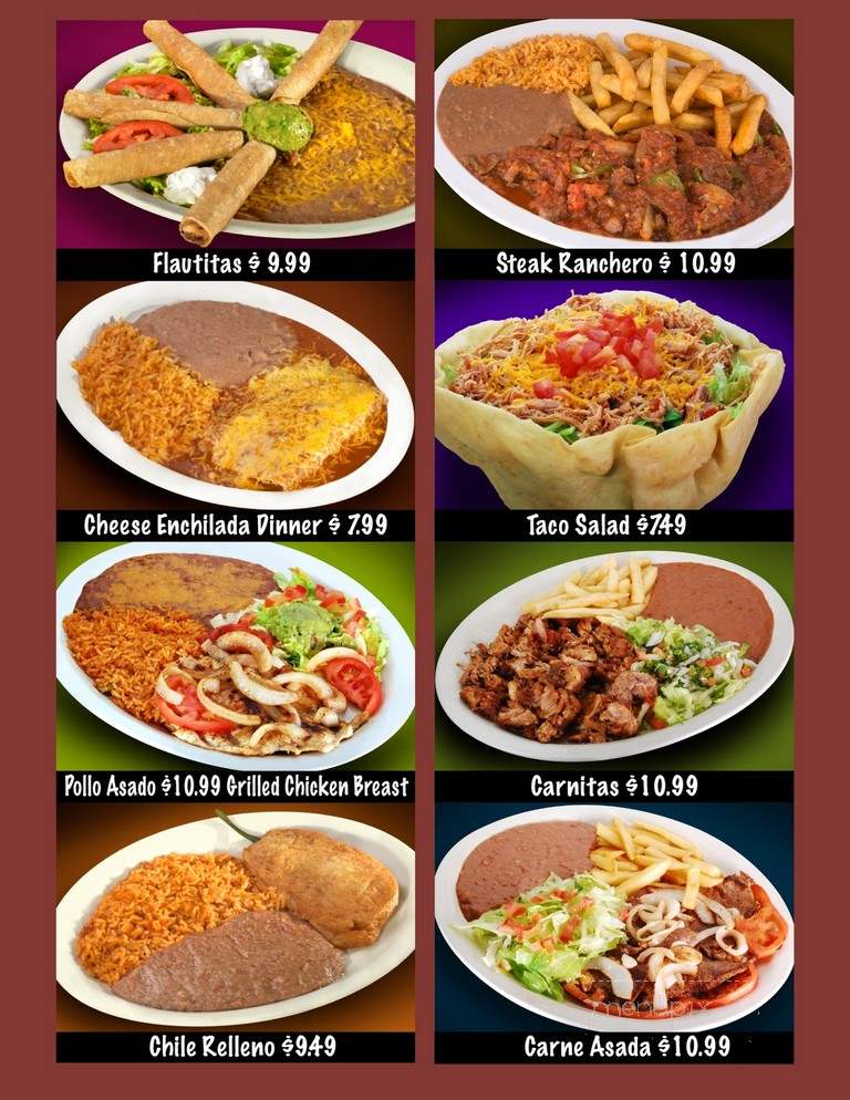 Rivas Mexican Restaurant - River Oaks, TX menu_pic