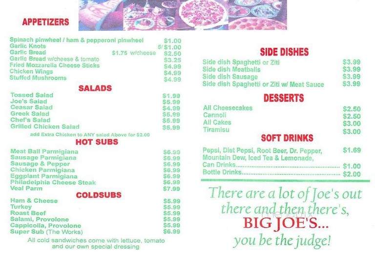 Big Joe's Pizza & Pasta - Fort Worth, TX