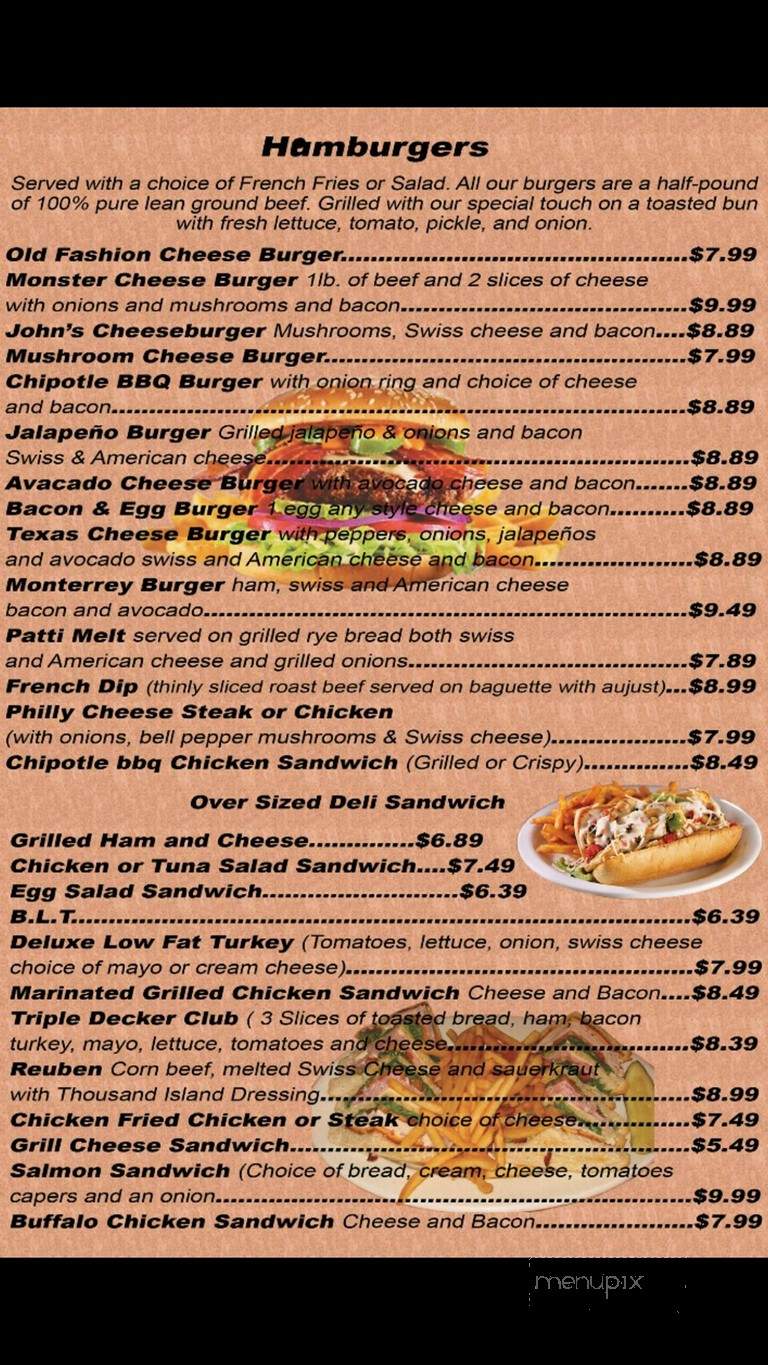 Mustang Cafe & Bar - Plano, TX menu_pic