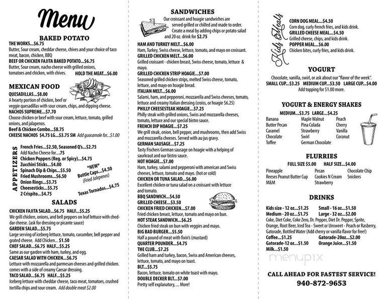 Dominion Sandwich Shop - Dallas, TX menu_pic