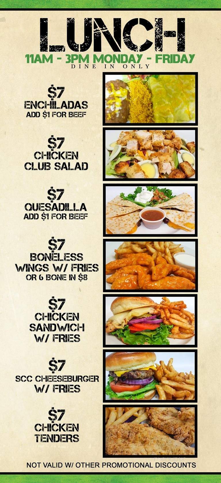 Sport City Cafe - Dallas, TX menu_pic