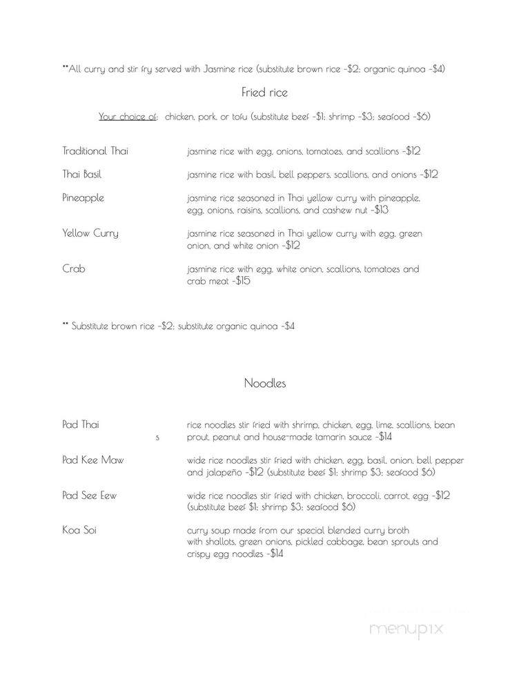 Thai Thai Restaurant - Dallas, TX