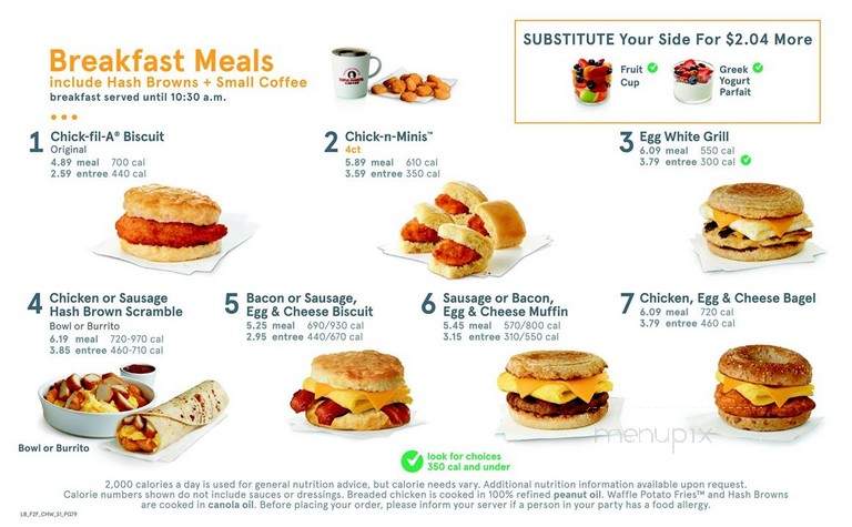 Chick-Fil-Of Mesquite - Mesquite, TX menu_pic