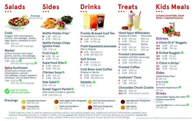 Chick-Fil-Of Mesquite - Mesquite, TX menu_pic