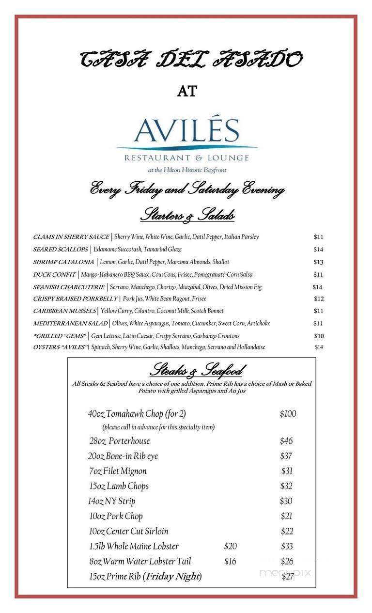Aviles Restaurant - St Augustine, FL