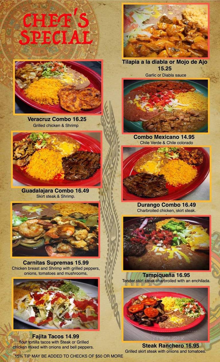 Ay Jalisco 5 - Clermont, FL menu_pic