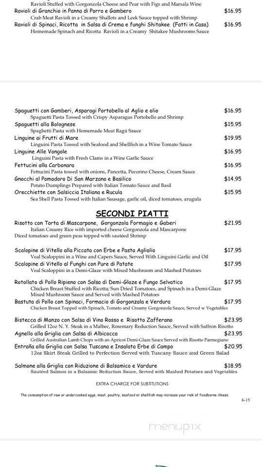 Basilico Ristorante - Virginia Gardens, FL menu_pic