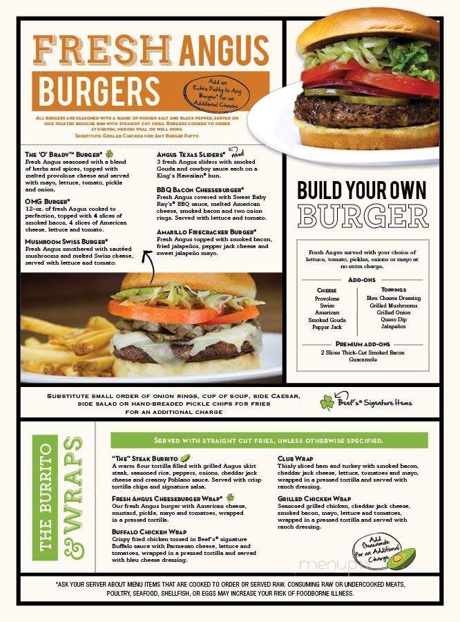 Beef Obrady's - Tallahassee, FL menu_pic